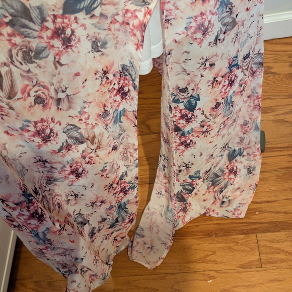 Show Me Your Mumu Size Medium Hacienda/Off Shoulder Maxi Dress Floral - Picture 7 of 8